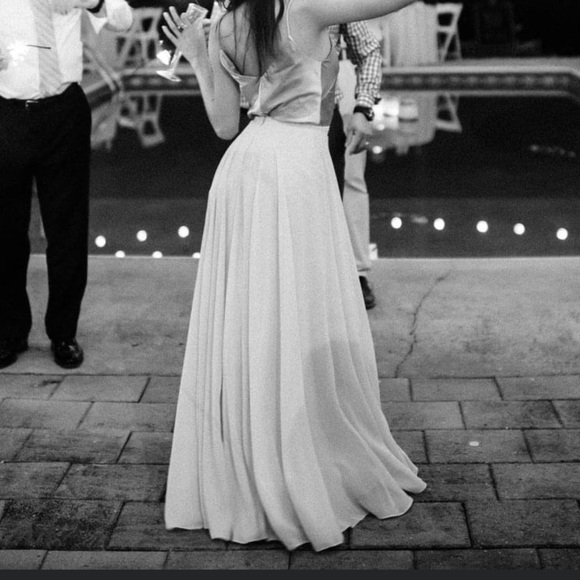 BHLDN Hampton Skirt in blush pink 🌸 - Picture 2 of 8